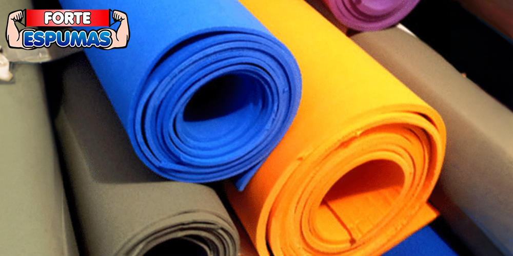 Espumas laminadas para decoração com acabamento fino