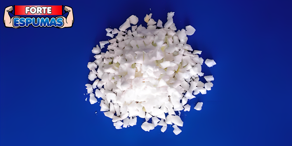 Flocos de espumas à venda no Brás