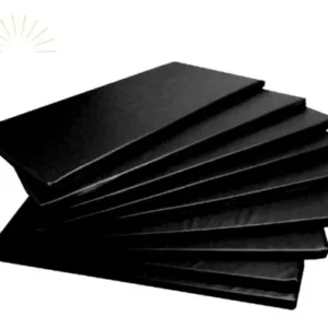 Colchonete Funcional P/treino Perna Abdômen Yoga Pilates Fit Cor Preto