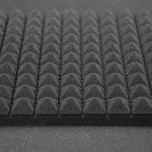 placa acústica triangular 50x50 cm e30x30 cm